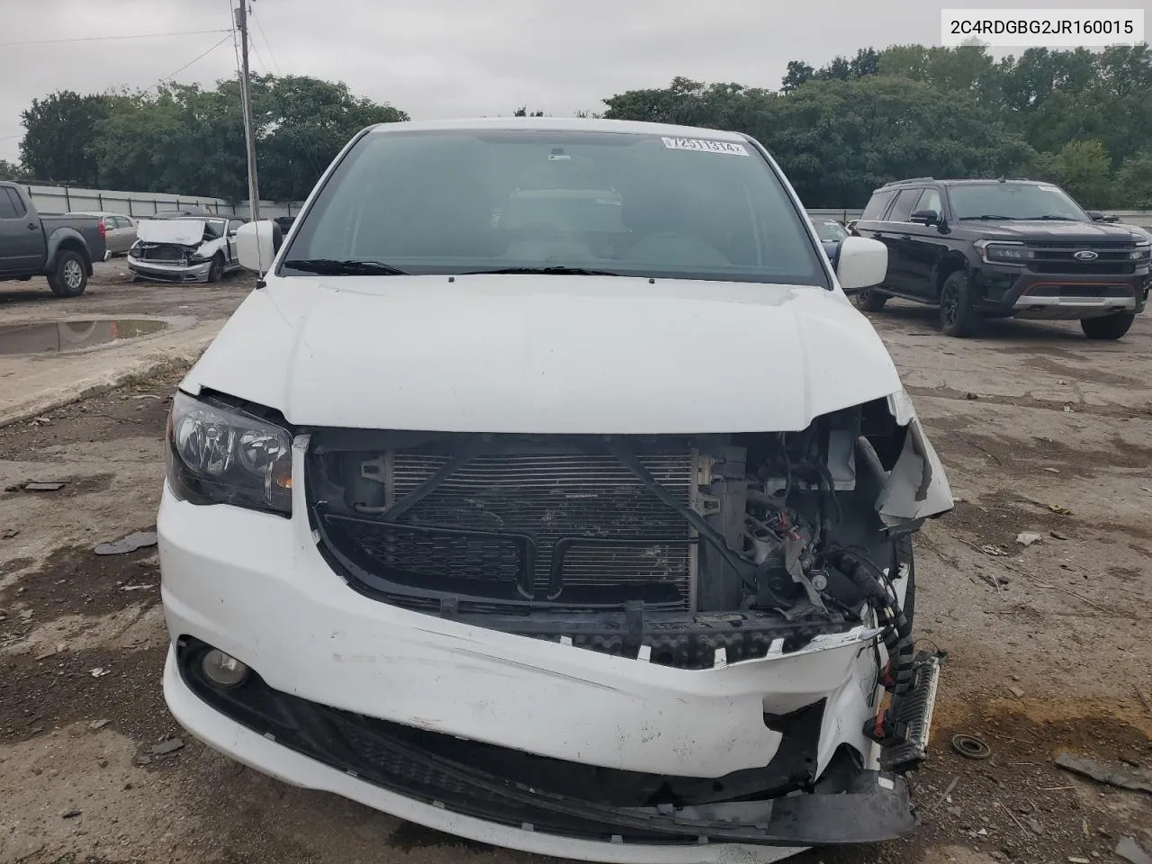 2C4RDGBG2JR160015 2018 Dodge Grand Caravan Se