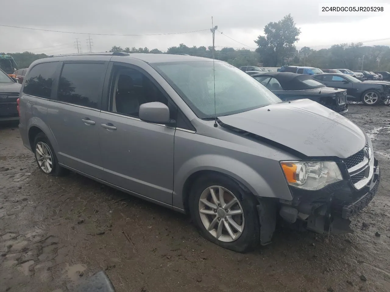 2018 Dodge Grand Caravan Sxt VIN: 2C4RDGCG5JR205298 Lot: 72884224