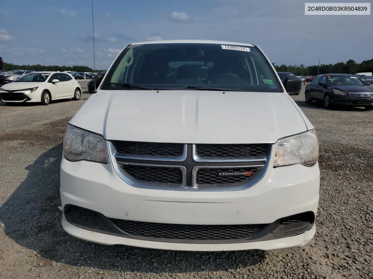 2C4RDGBG3KR504839 2018 Dodge Grand Caravan Se