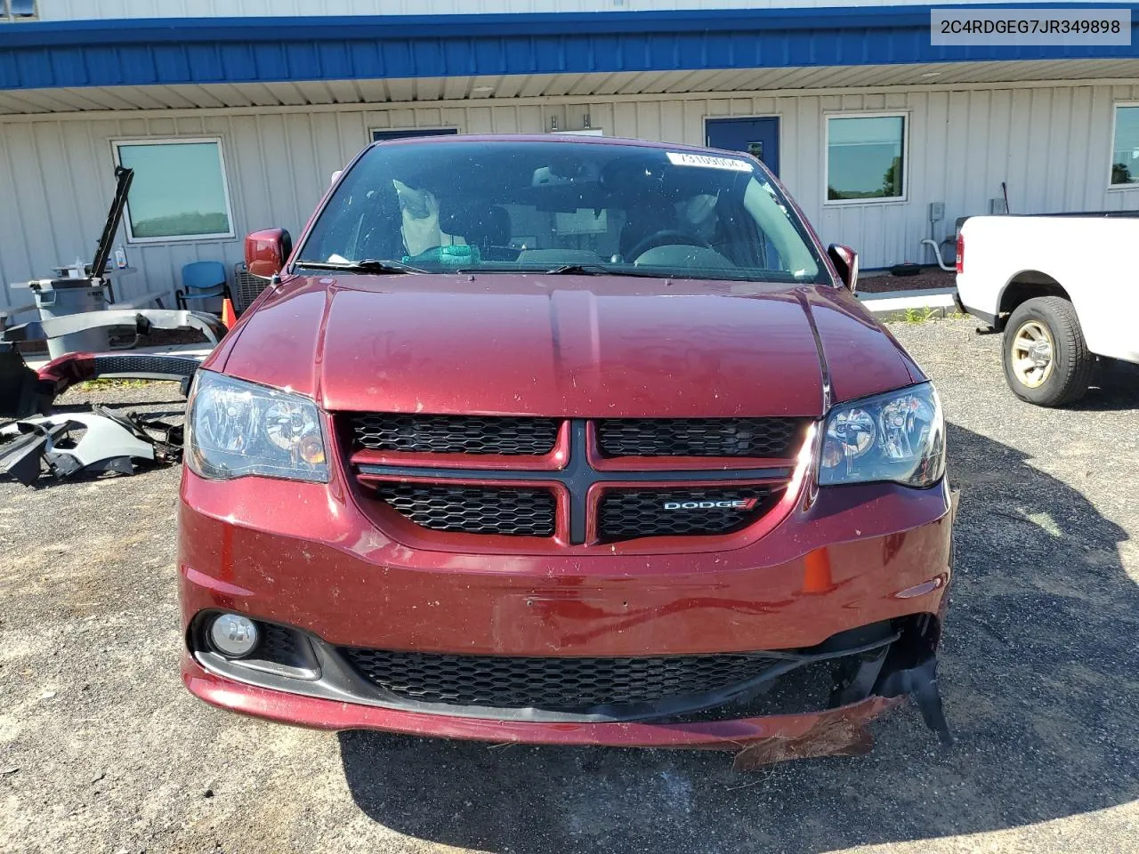 2018 Dodge Grand Caravan Gt VIN: 2C4RDGEG7JR349898 Lot: 72991404