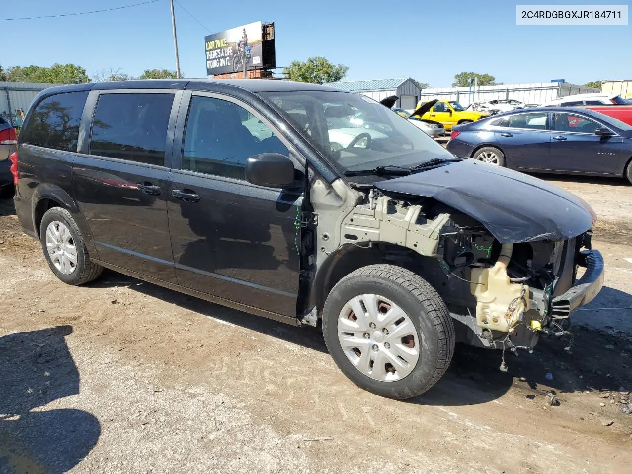 2C4RDGBGXJR184711 2018 Dodge Grand Caravan Se