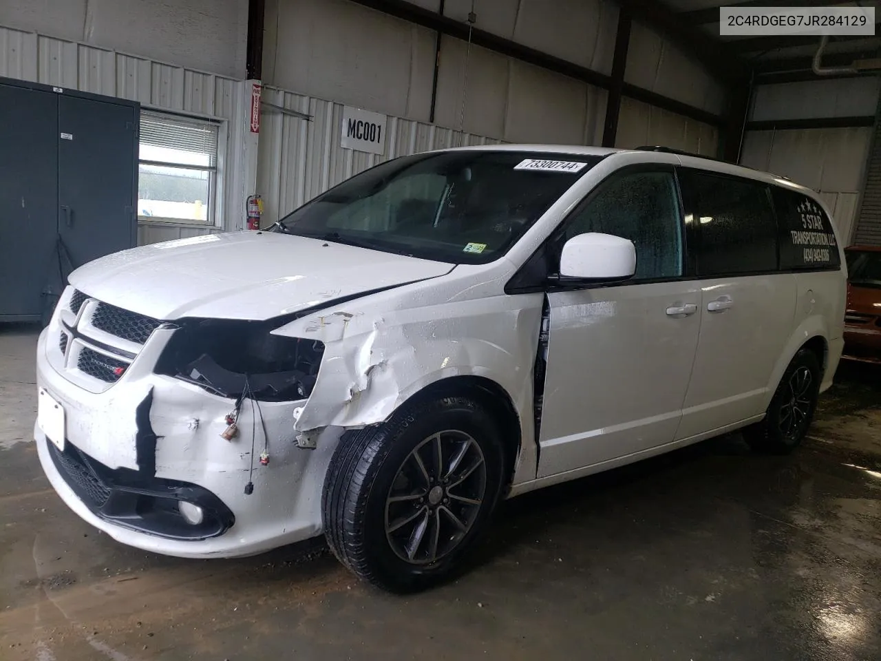 2018 Dodge Grand Caravan Gt VIN: 2C4RDGEG7JR284129 Lot: 73300744