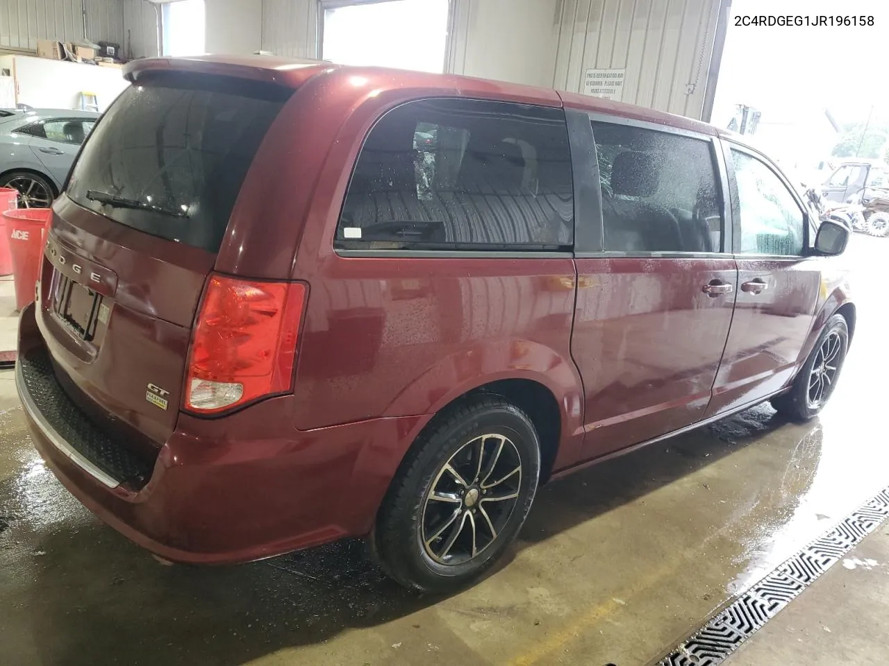 2018 Dodge Grand Caravan Gt VIN: 2C4RDGEG1JR196158 Lot: 73487644