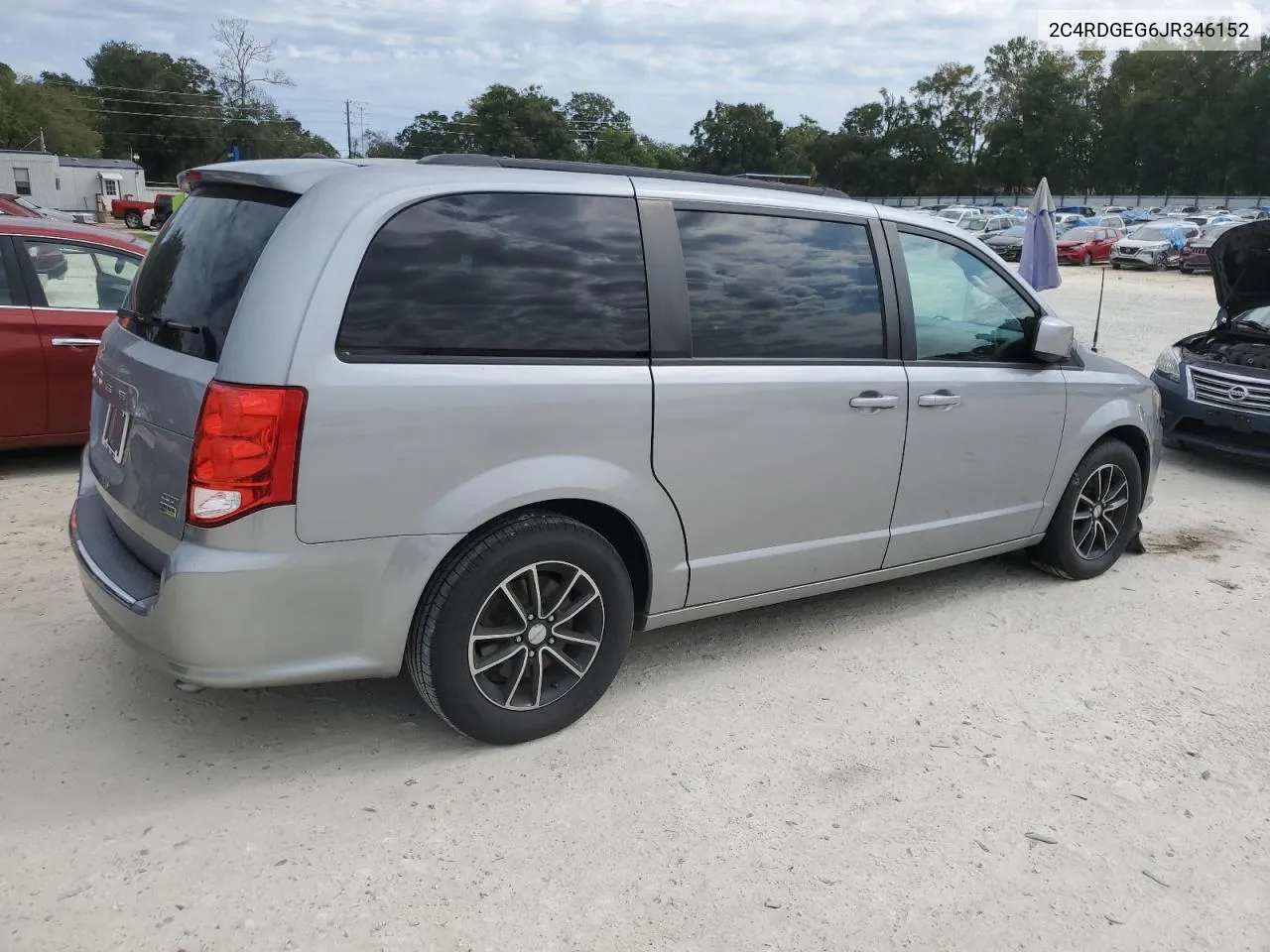 2018 Dodge Grand Caravan Gt VIN: 2C4RDGEG6JR346152 Lot: 73578674