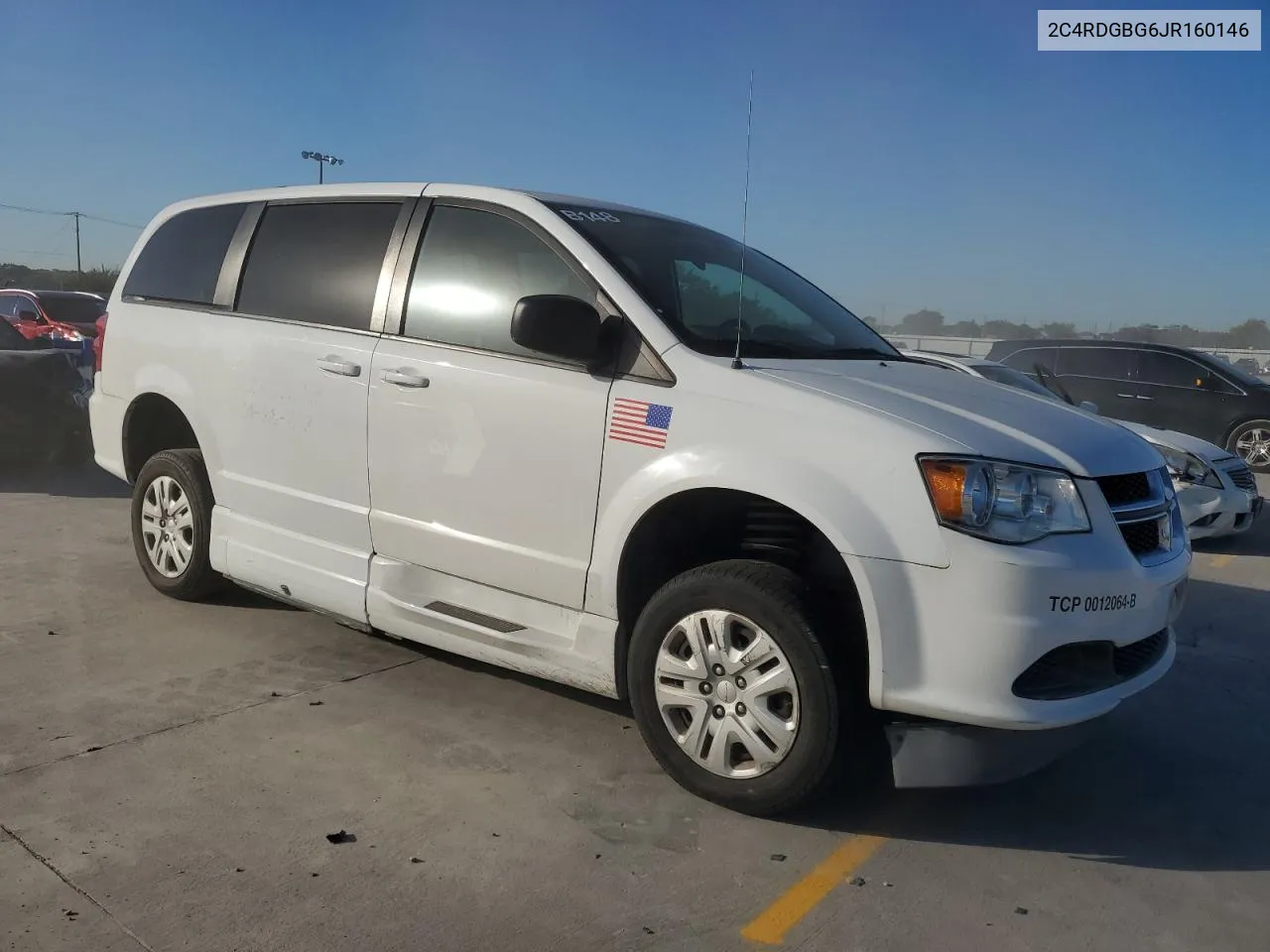 2018 Dodge Grand Caravan Se VIN: 2C4RDGBG6JR160146 Lot: 73614774