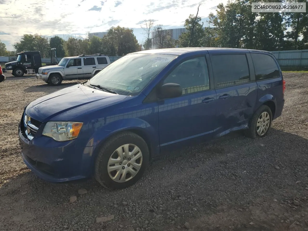 2018 Dodge Grand Caravan Se VIN: 2C4RDGBG2JR236977 Lot: 73702174