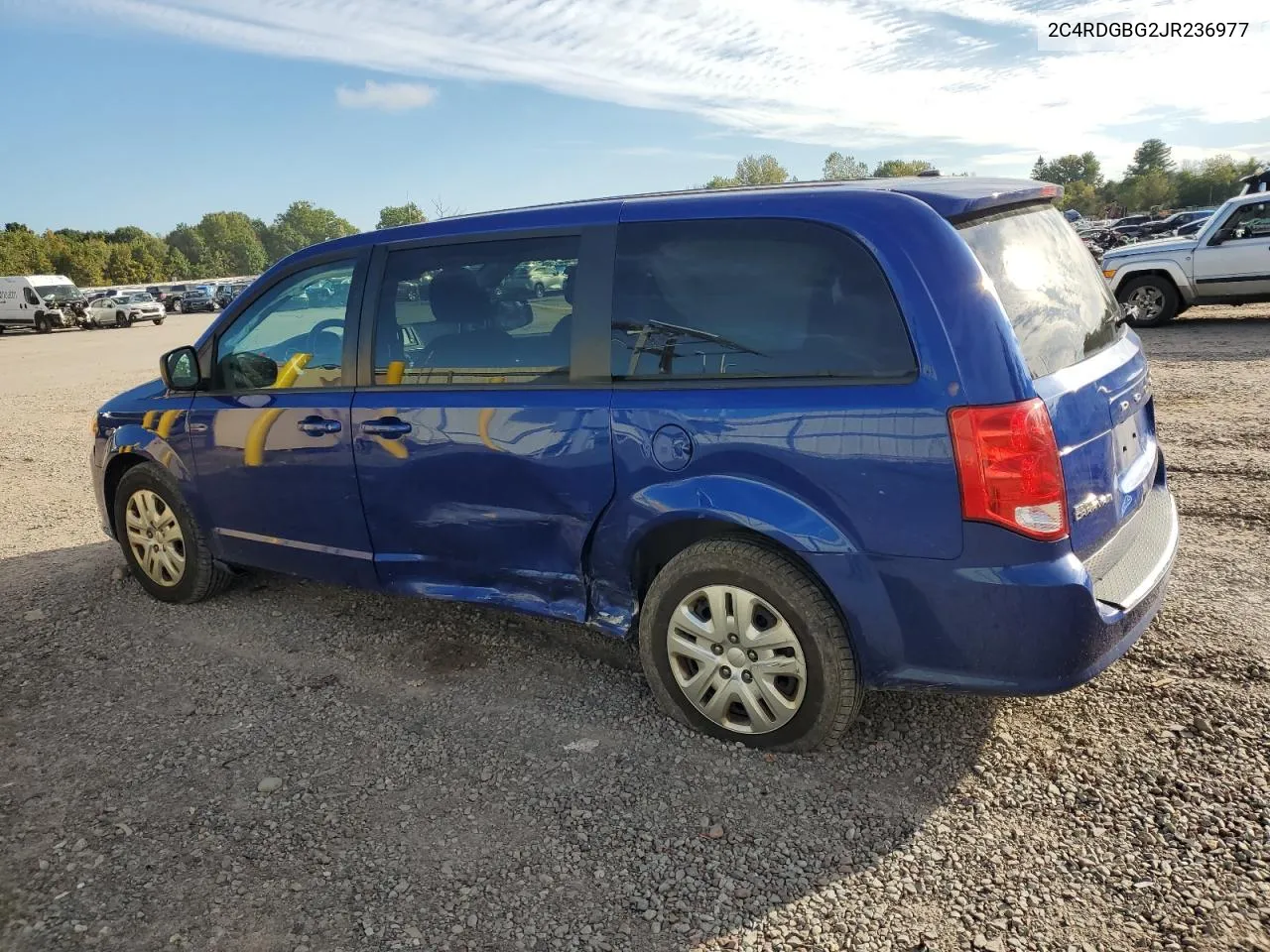 2018 Dodge Grand Caravan Se VIN: 2C4RDGBG2JR236977 Lot: 73702174