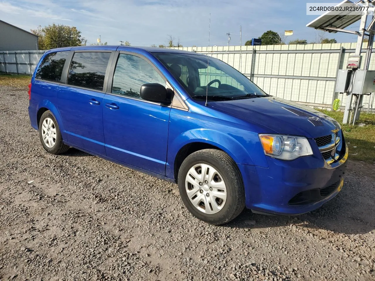 2018 Dodge Grand Caravan Se VIN: 2C4RDGBG2JR236977 Lot: 73702174