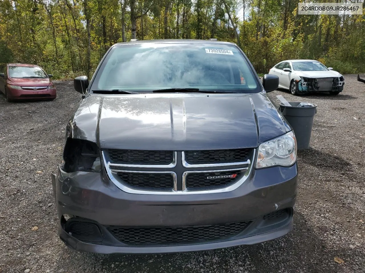 2018 Dodge Grand Caravan Se VIN: 2C4RDGBG9JR286467 Lot: 73928504