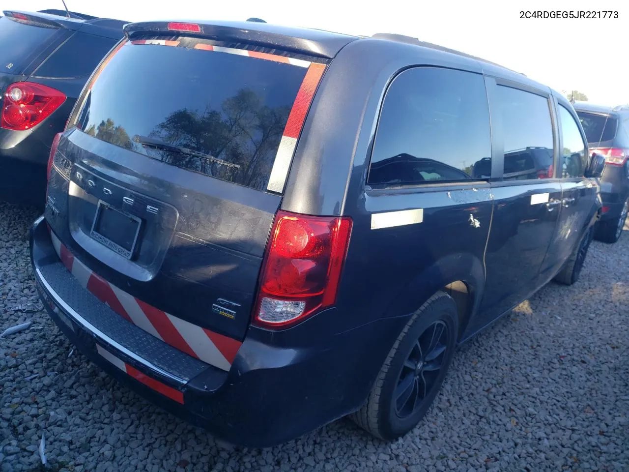 2018 Dodge Grand Caravan Gt VIN: 2C4RDGEG5JR221773 Lot: 73954004