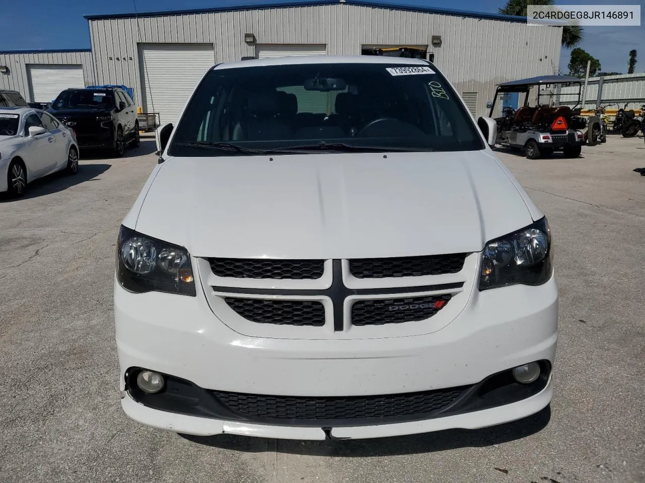 2018 Dodge Grand Caravan Gt VIN: 2C4RDGEG8JR146891 Lot: 73992864