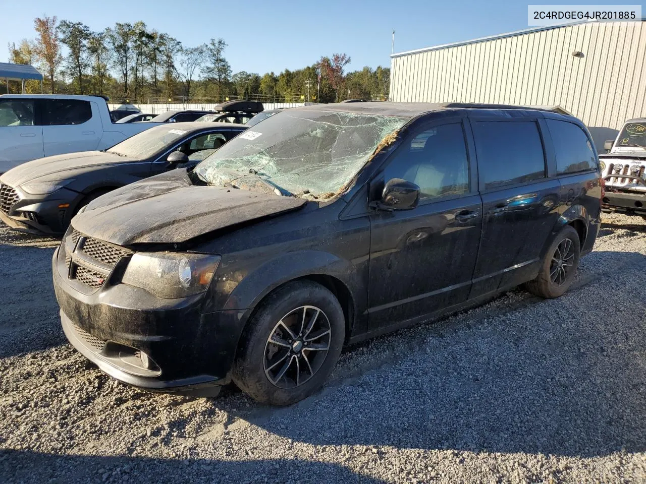 2018 Dodge Grand Caravan Gt VIN: 2C4RDGEG4JR201885 Lot: 74040664