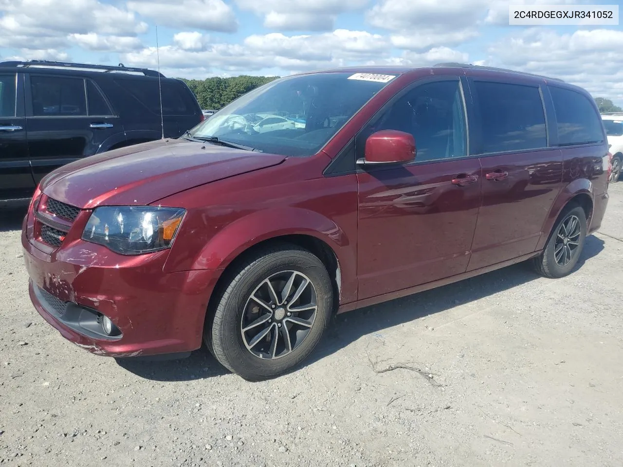 2018 Dodge Grand Caravan Gt VIN: 2C4RDGEGXJR341052 Lot: 74070004