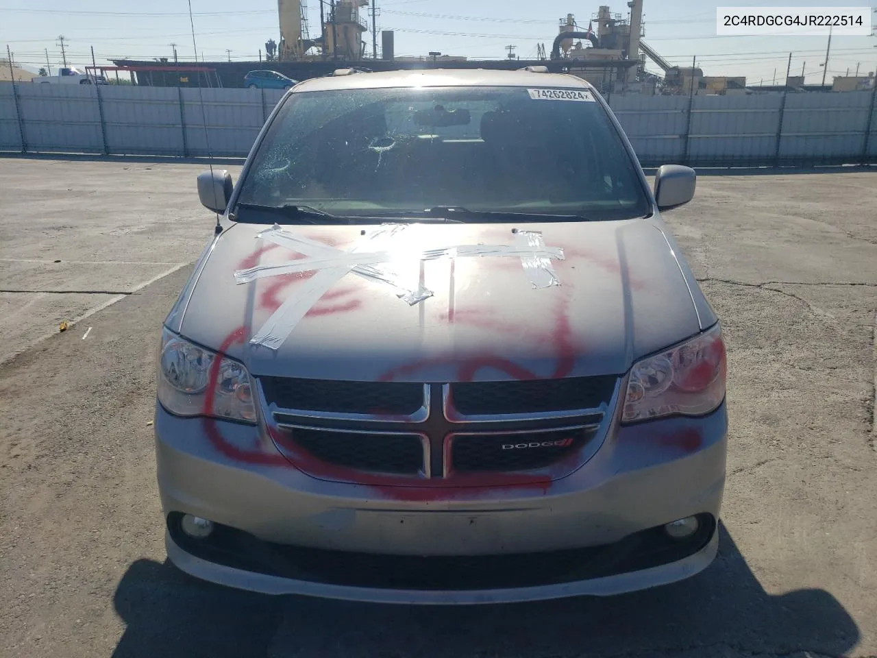 2C4RDGCG4JR222514 2018 Dodge Grand Caravan Sxt