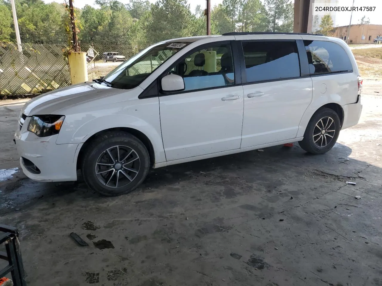 2018 Dodge Grand Caravan Gt VIN: 2C4RDGEGXJR147587 Lot: 74460734