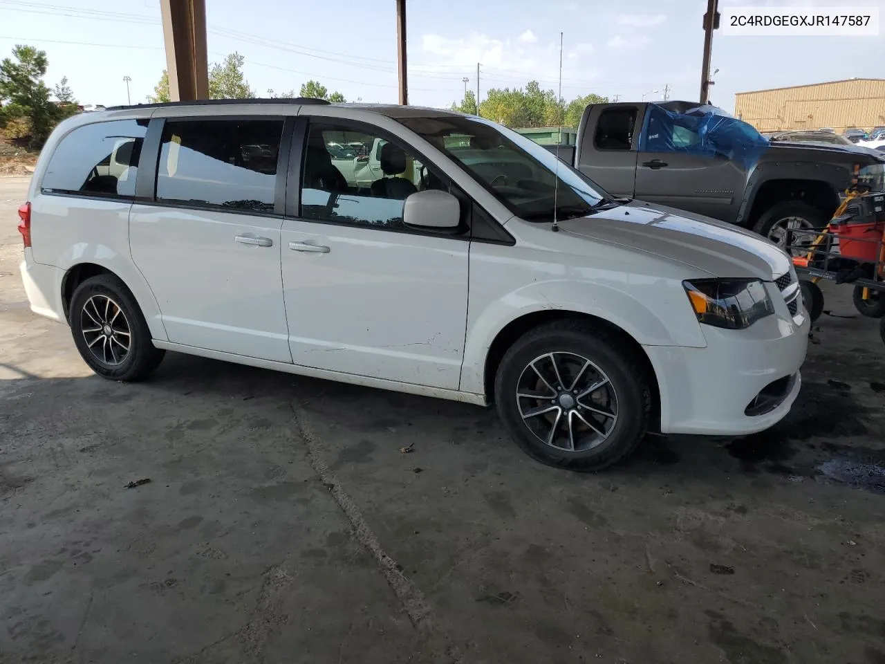 2018 Dodge Grand Caravan Gt VIN: 2C4RDGEGXJR147587 Lot: 74460734