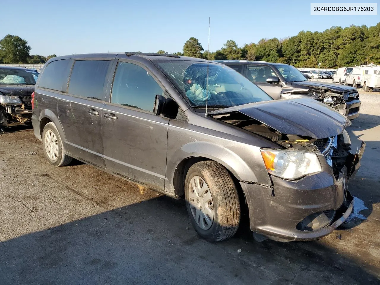 2018 Dodge Grand Caravan Se VIN: 2C4RDGBG6JR176203 Lot: 74526634