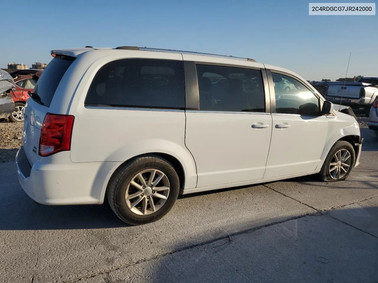 2018 Dodge Grand Caravan Sxt VIN: 2C4RDGCG7JR242000 Lot: 74953684