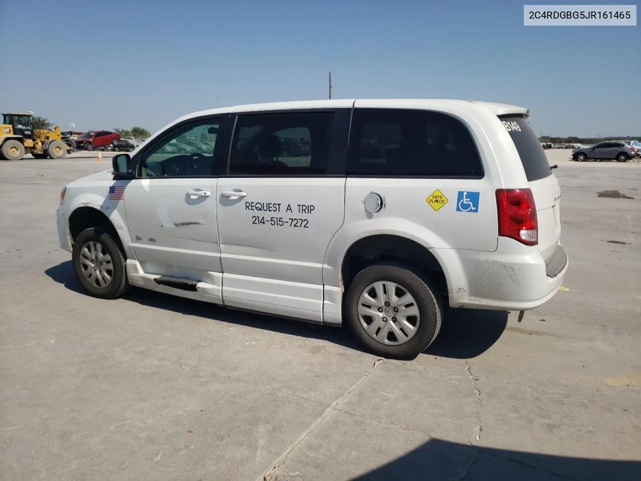 2018 Dodge Grand Caravan Se VIN: 2C4RDGBG5JR161465 Lot: 74962454