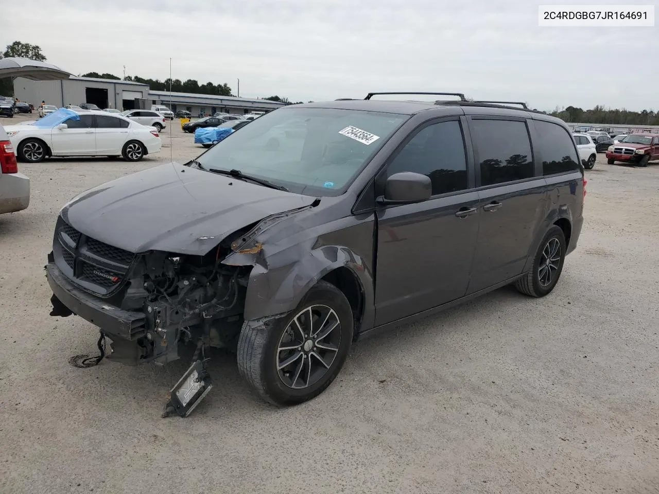 2018 Dodge Grand Caravan Se VIN: 2C4RDGBG7JR164691 Lot: 75443564