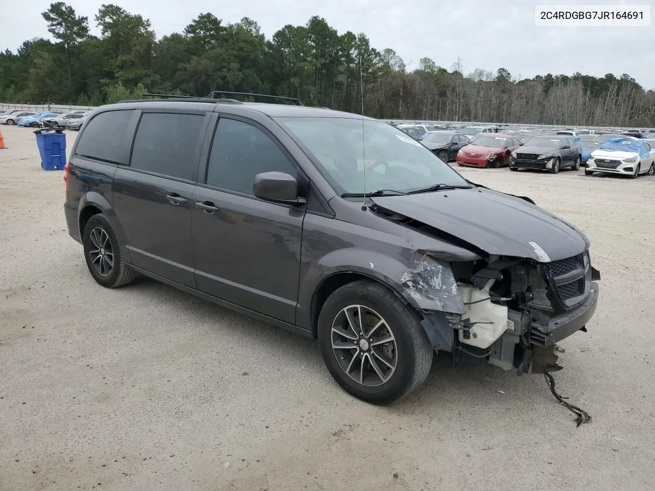 2018 Dodge Grand Caravan Se VIN: 2C4RDGBG7JR164691 Lot: 75443564