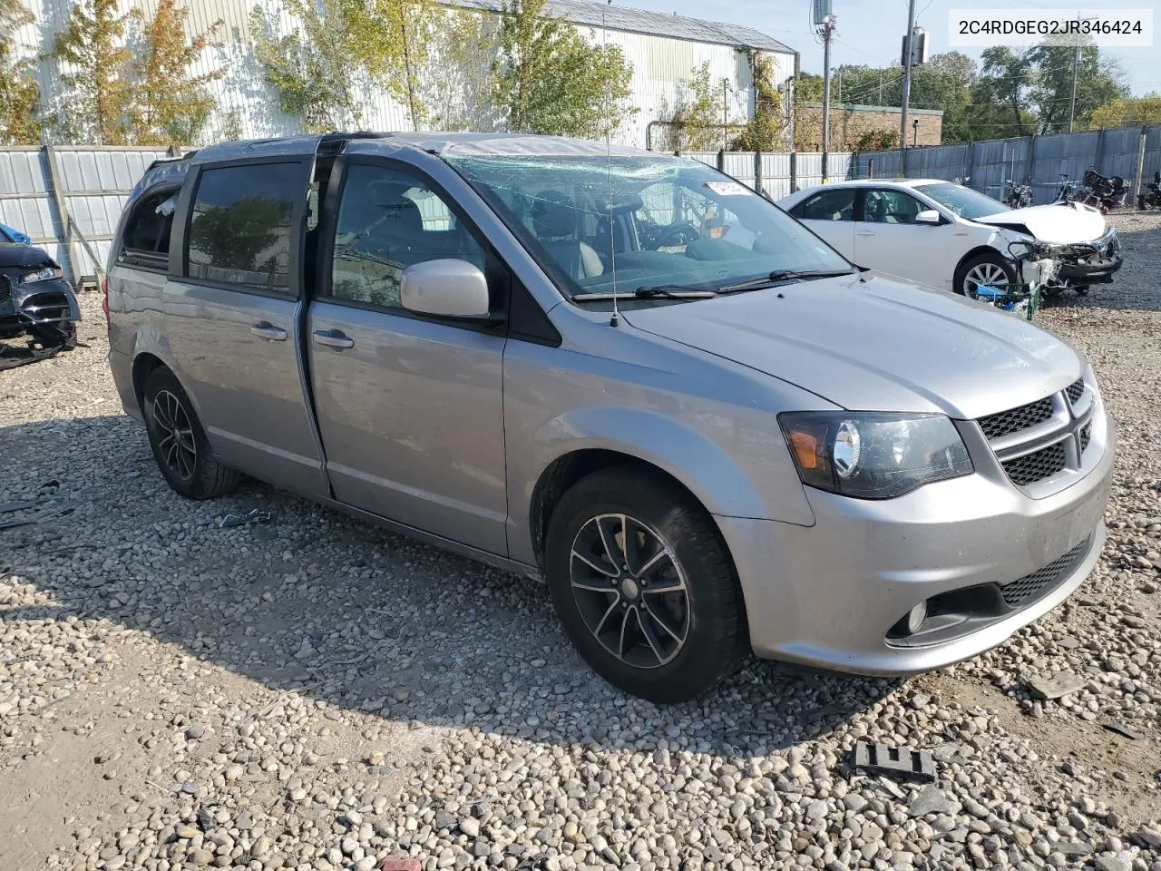 2018 Dodge Grand Caravan Gt VIN: 2C4RDGEG2JR346424 Lot: 75470534