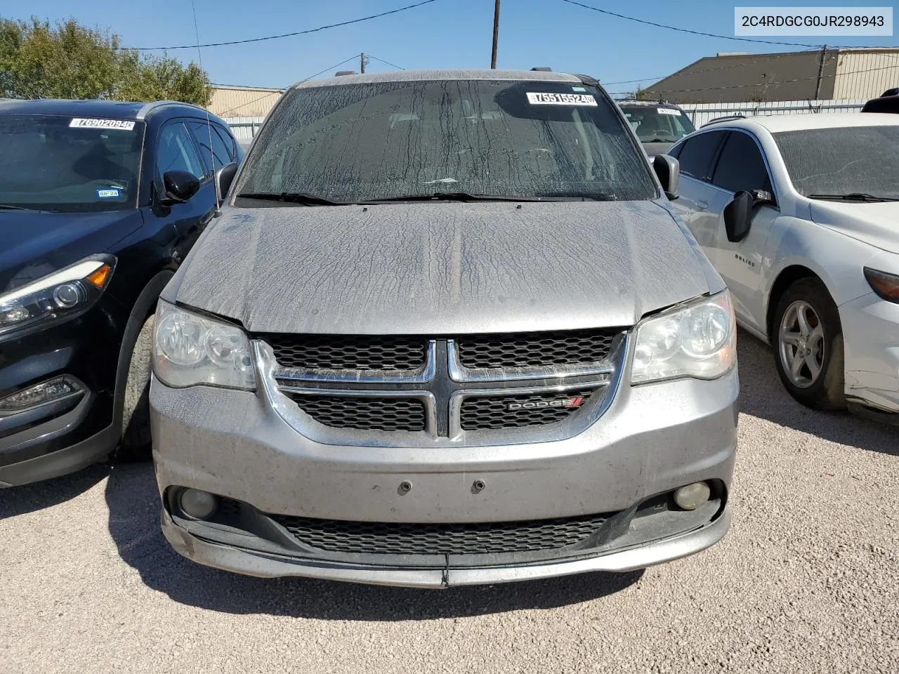 2018 Dodge Grand Caravan Sxt VIN: 2C4RDGCG0JR298943 Lot: 75515524