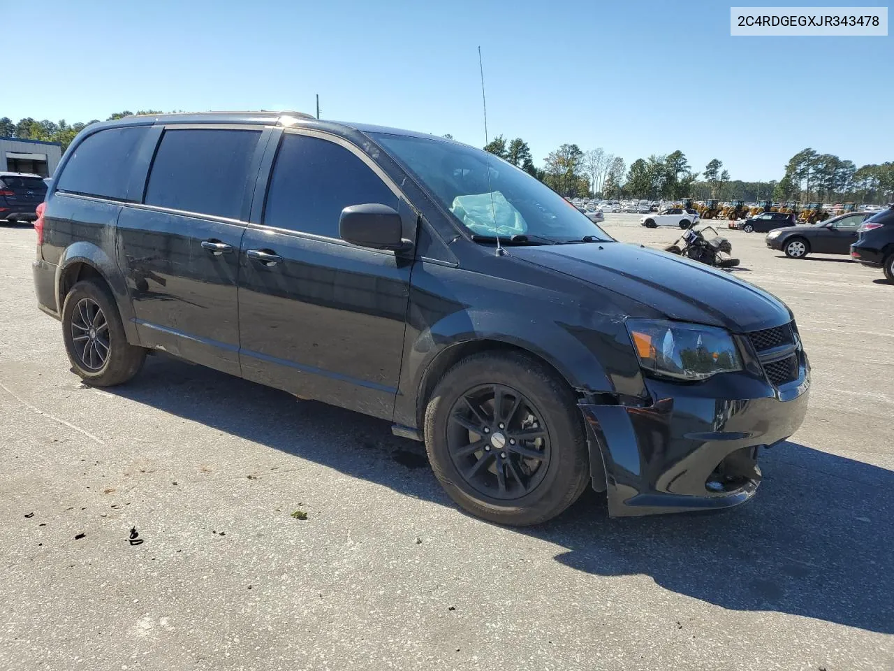 2C4RDGEGXJR343478 2018 Dodge Grand Caravan Gt