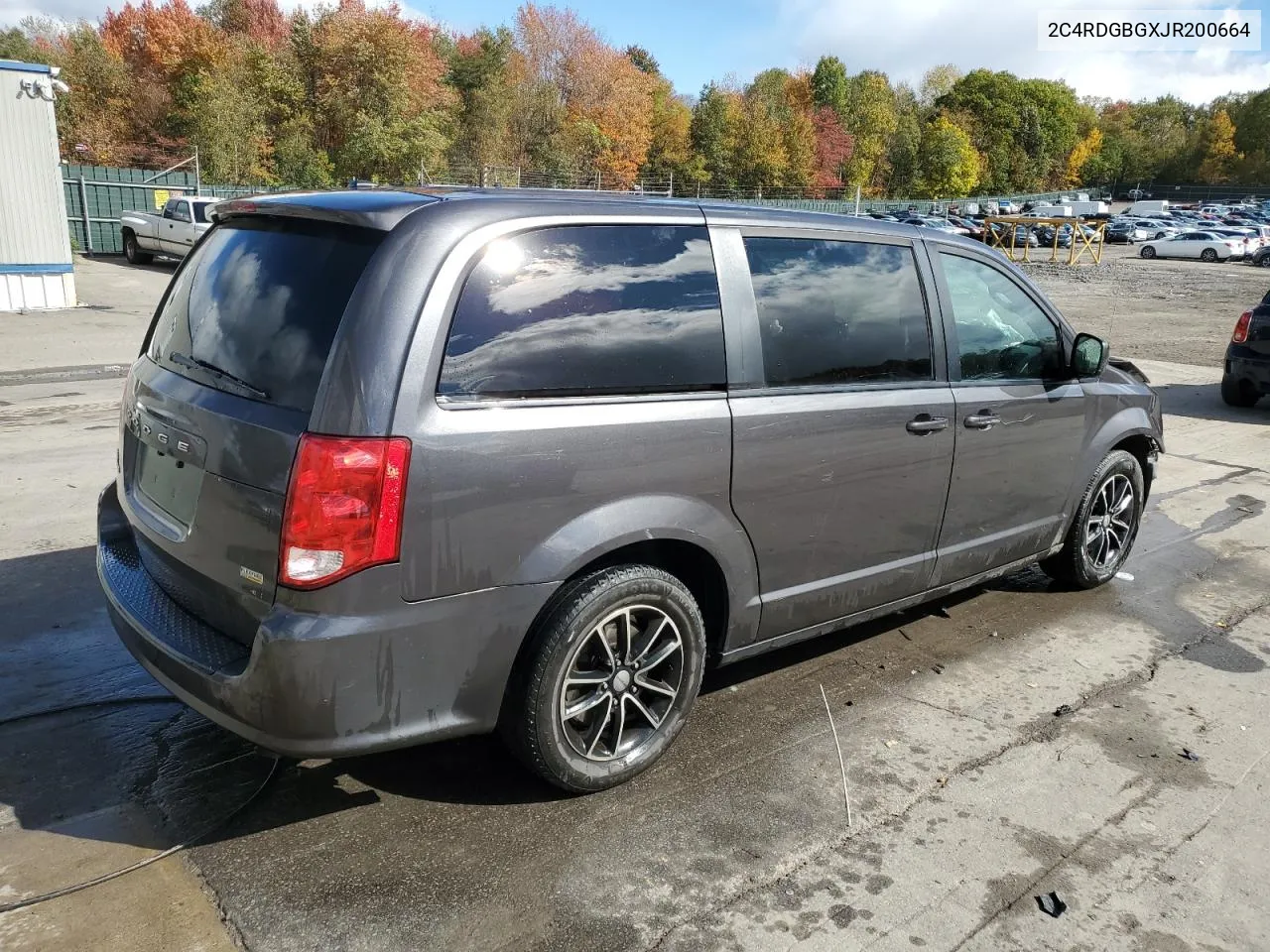 2018 Dodge Grand Caravan Se VIN: 2C4RDGBGXJR200664 Lot: 75619274