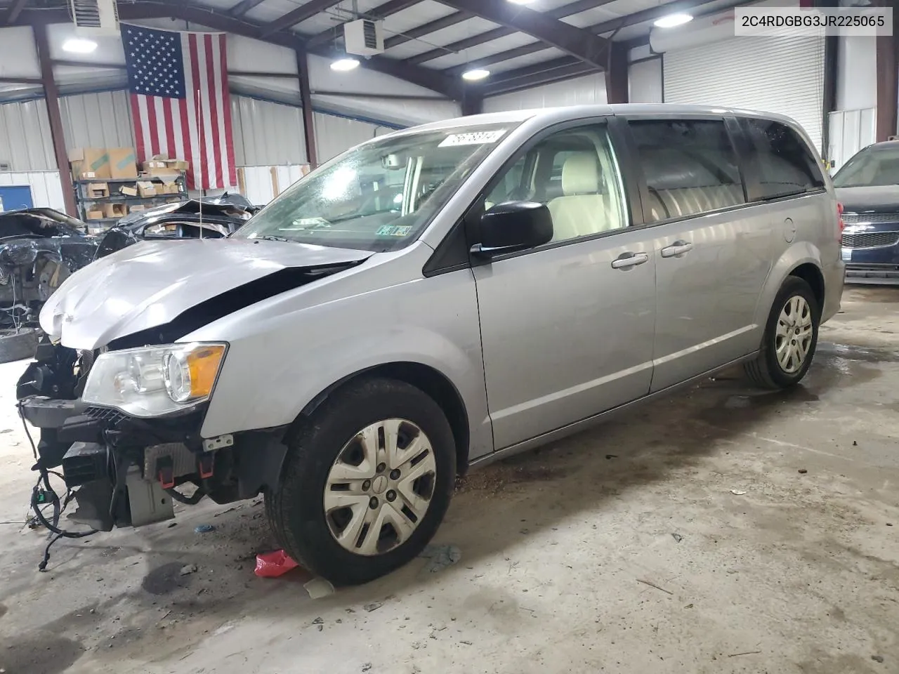 2018 Dodge Grand Caravan Se VIN: 2C4RDGBG3JR225065 Lot: 75678314