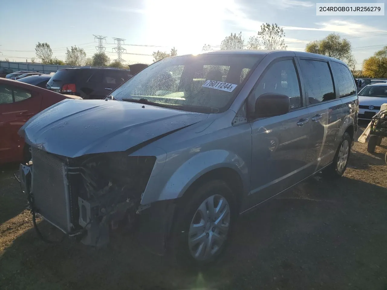 2018 Dodge Grand Caravan Se VIN: 2C4RDGBG1JR256279 Lot: 76011244