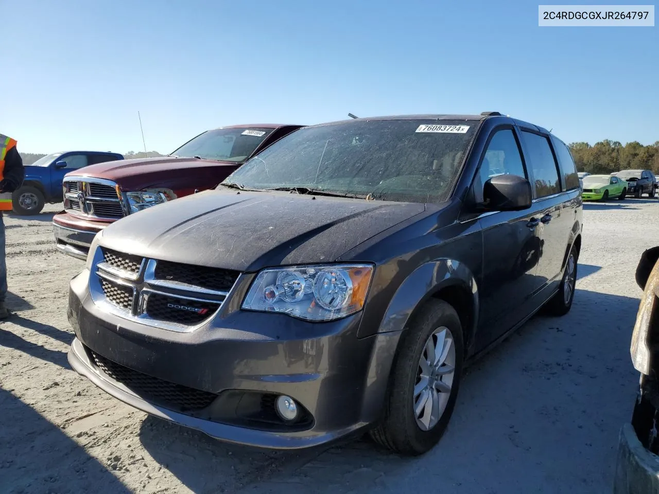 2018 Dodge Grand Caravan Sxt VIN: 2C4RDGCGXJR264797 Lot: 76083724