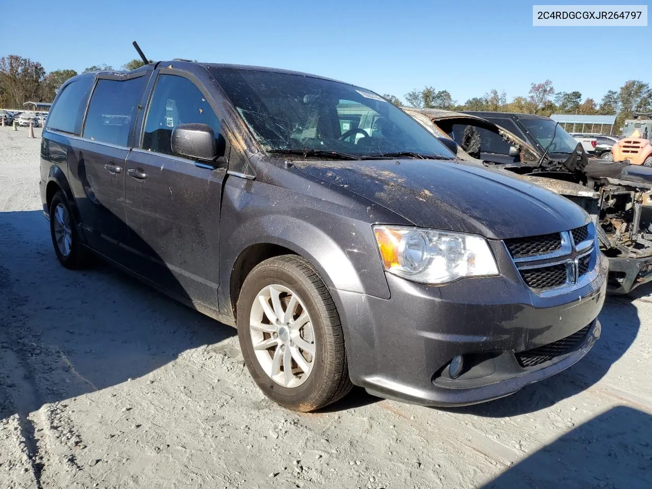 2018 Dodge Grand Caravan Sxt VIN: 2C4RDGCGXJR264797 Lot: 76083724