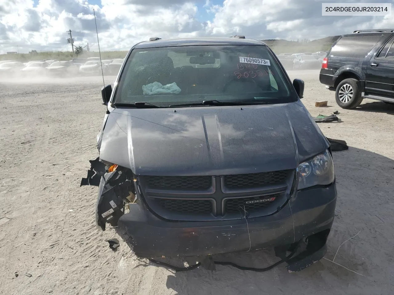 2018 Dodge Grand Caravan Gt VIN: 2C4RDGEG0JR203214 Lot: 76090573