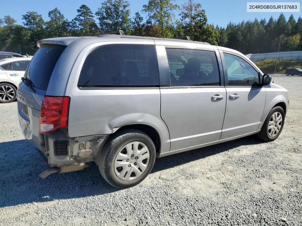 2018 Dodge Grand Caravan Se VIN: 2C4RDGBG5JR137683 Lot: 76198544