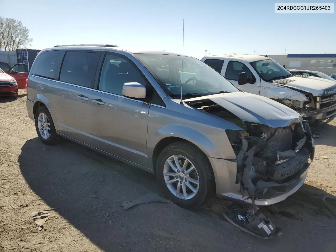 2018 Dodge Grand Caravan Sxt VIN: 2C4RDGCG1JR265403 Lot: 76389594