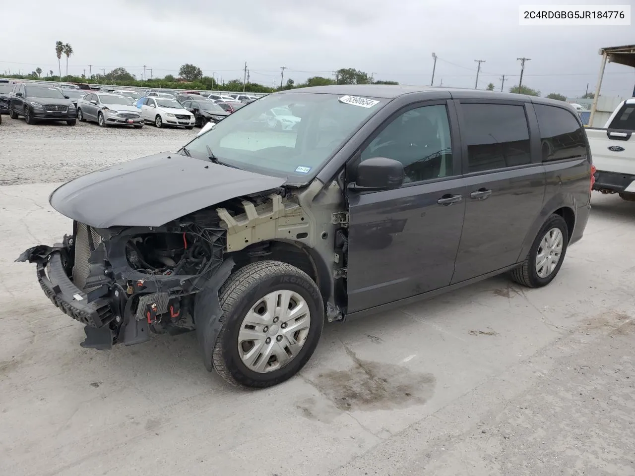 2018 Dodge Grand Caravan Se VIN: 2C4RDGBG5JR184776 Lot: 76390654