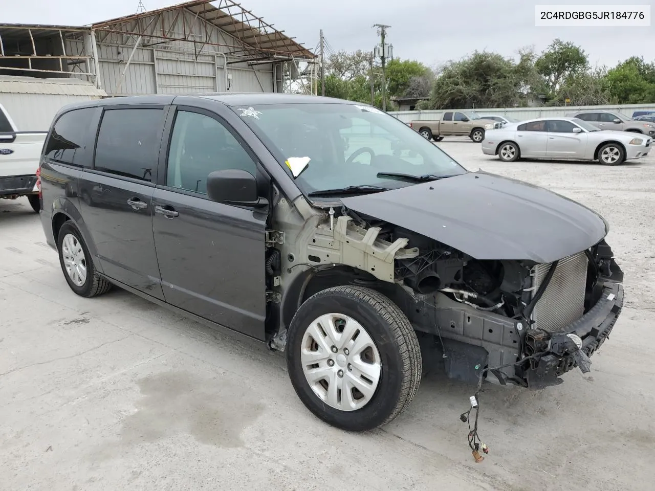 2018 Dodge Grand Caravan Se VIN: 2C4RDGBG5JR184776 Lot: 76390654