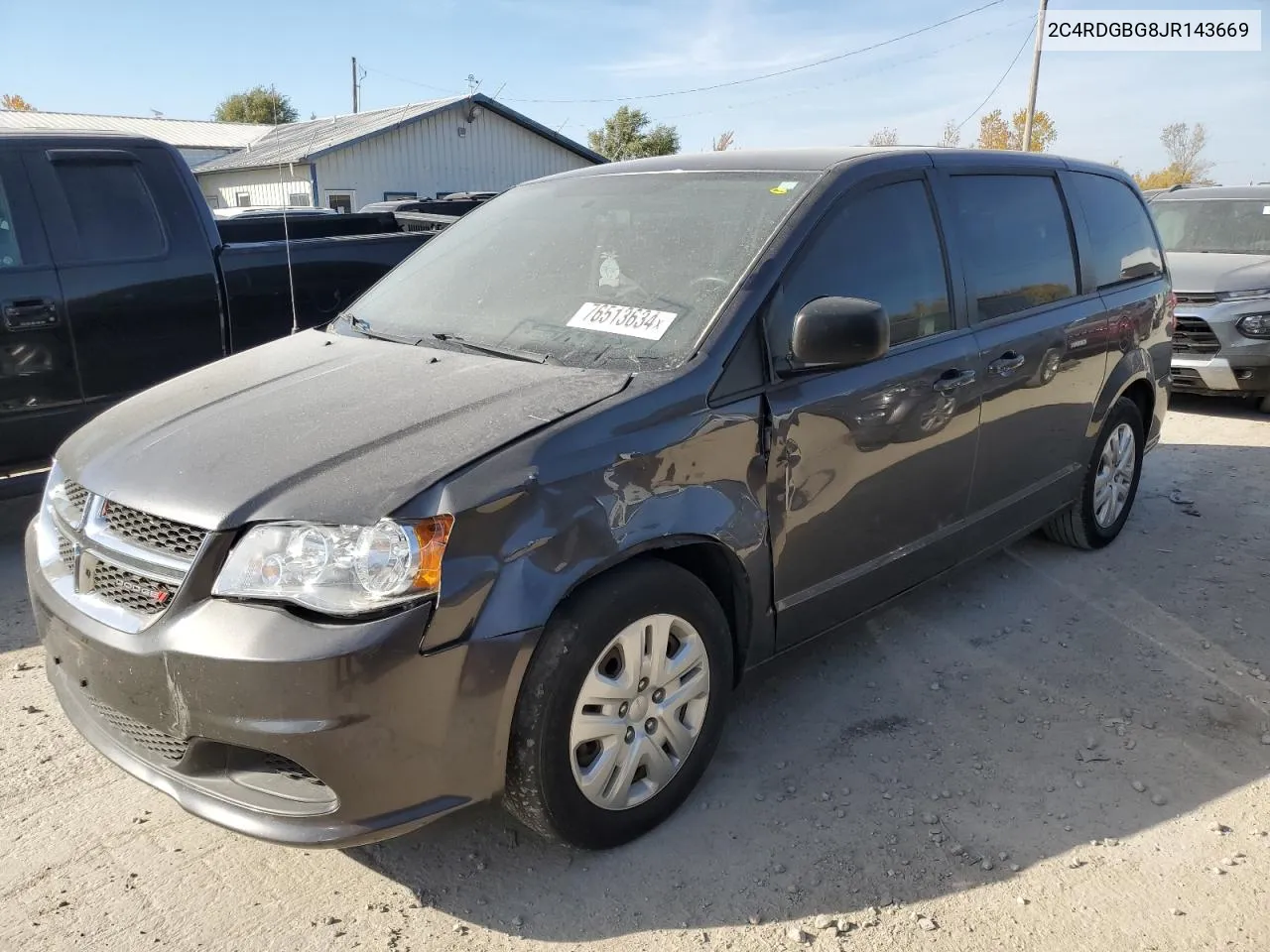 2C4RDGBG8JR143669 2018 Dodge Grand Caravan Se