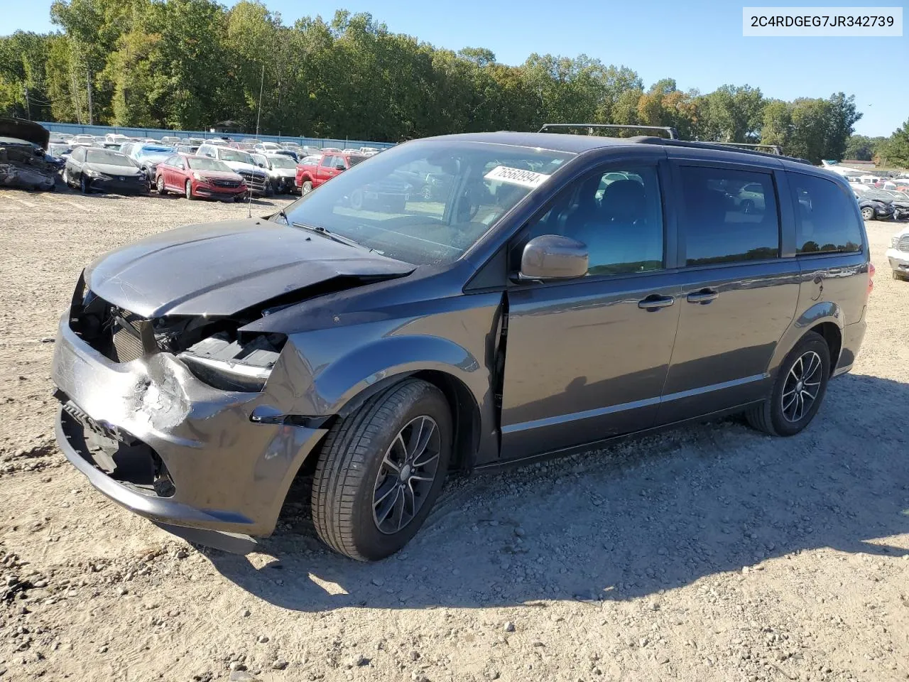 2C4RDGEG7JR342739 2018 Dodge Grand Caravan Gt