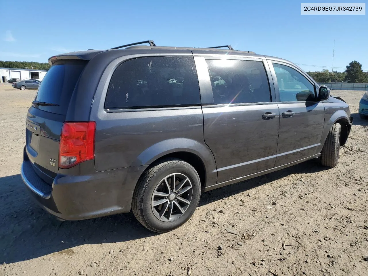 2018 Dodge Grand Caravan Gt VIN: 2C4RDGEG7JR342739 Lot: 76560994