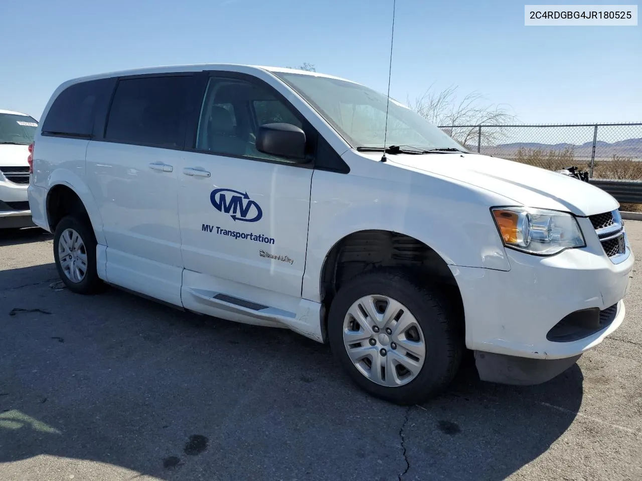 2018 Dodge Grand Caravan Se VIN: 2C4RDGBG4JR180525 Lot: 76571274