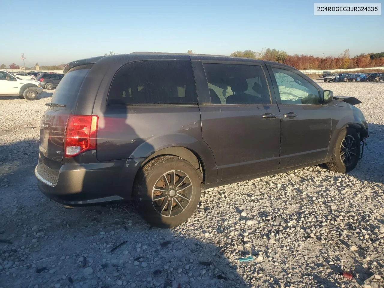 2018 Dodge Grand Caravan Gt VIN: 2C4RDGEG3JR324335 Lot: 76598334