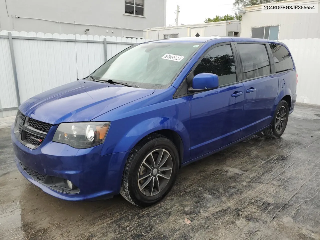 2018 Dodge Grand Caravan Se VIN: 2C4RDGBG3JR355654 Lot: 76735554