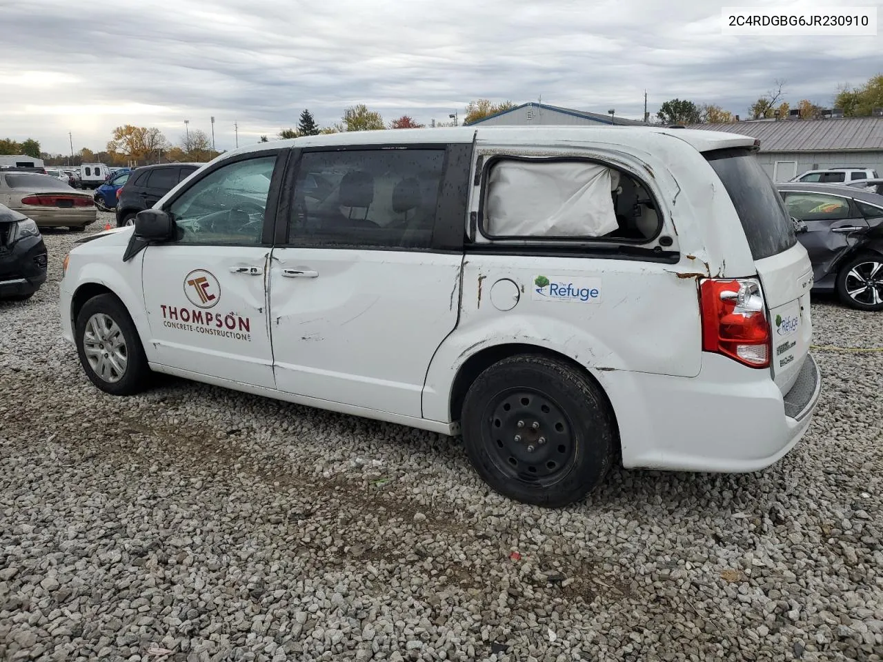 2018 Dodge Grand Caravan Se VIN: 2C4RDGBG6JR230910 Lot: 77017894