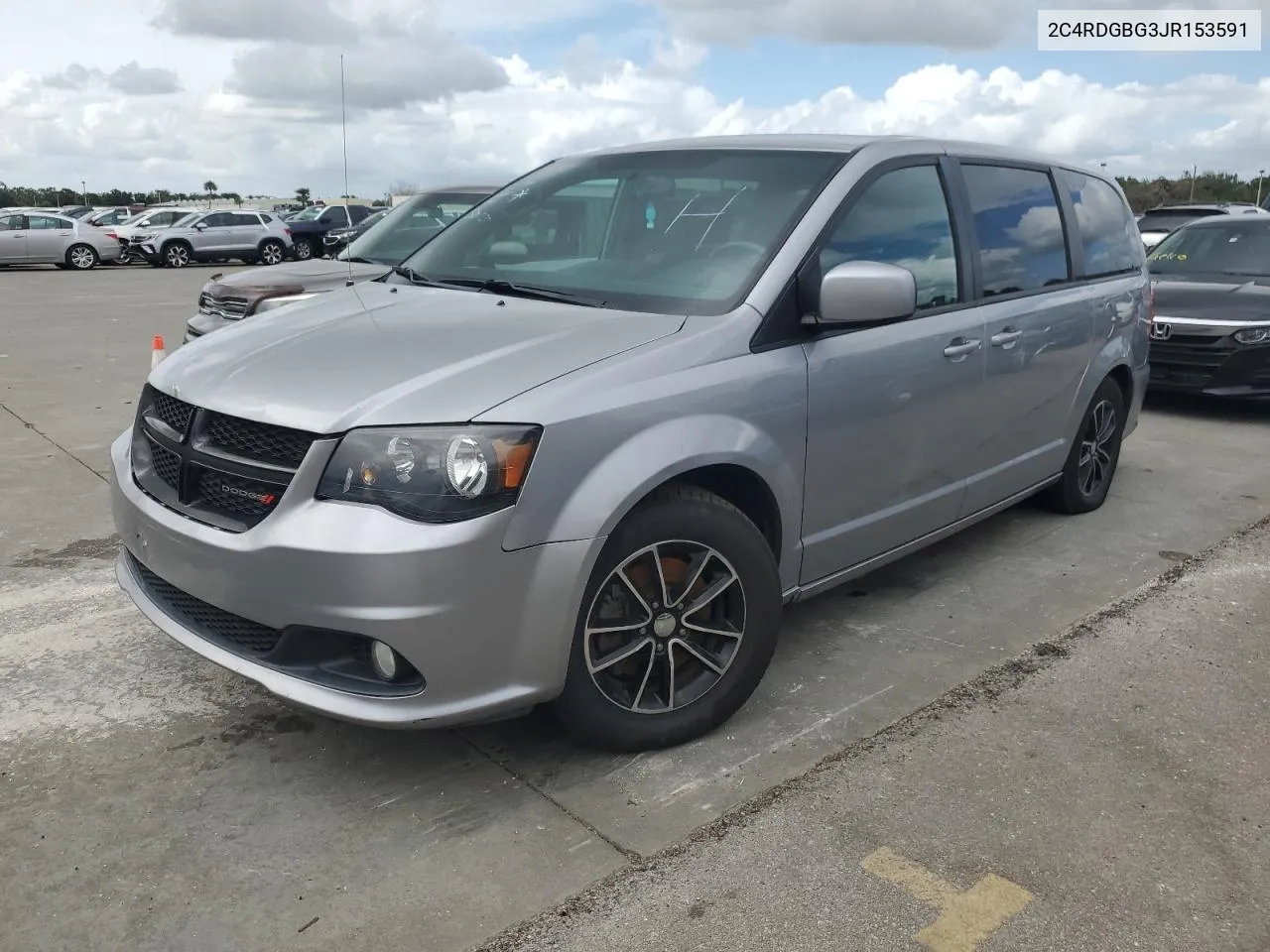 2018 Dodge Grand Caravan Se VIN: 2C4RDGBG3JR153591 Lot: 77041094