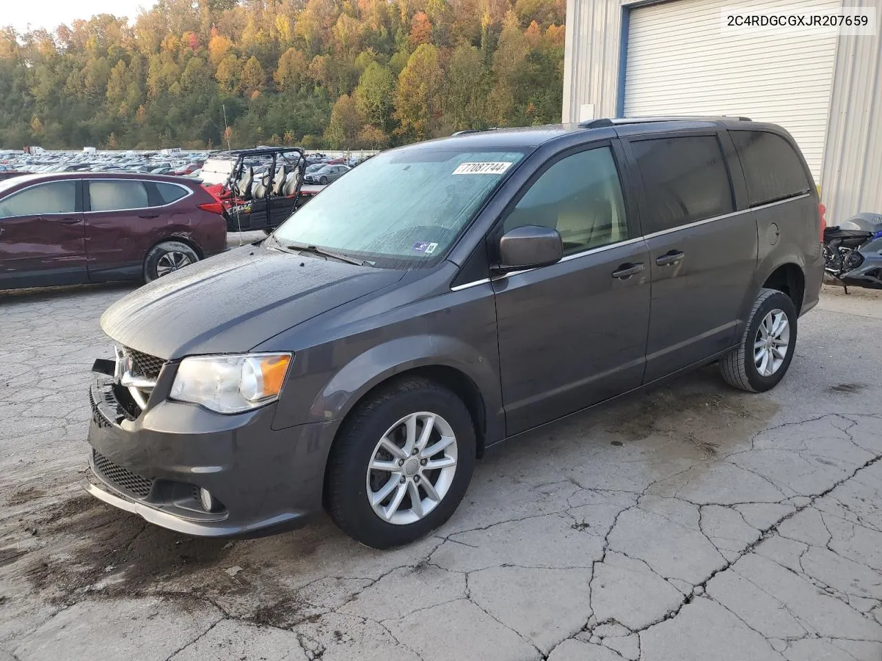 2018 Dodge Grand Caravan Sxt VIN: 2C4RDGCGXJR207659 Lot: 77087744