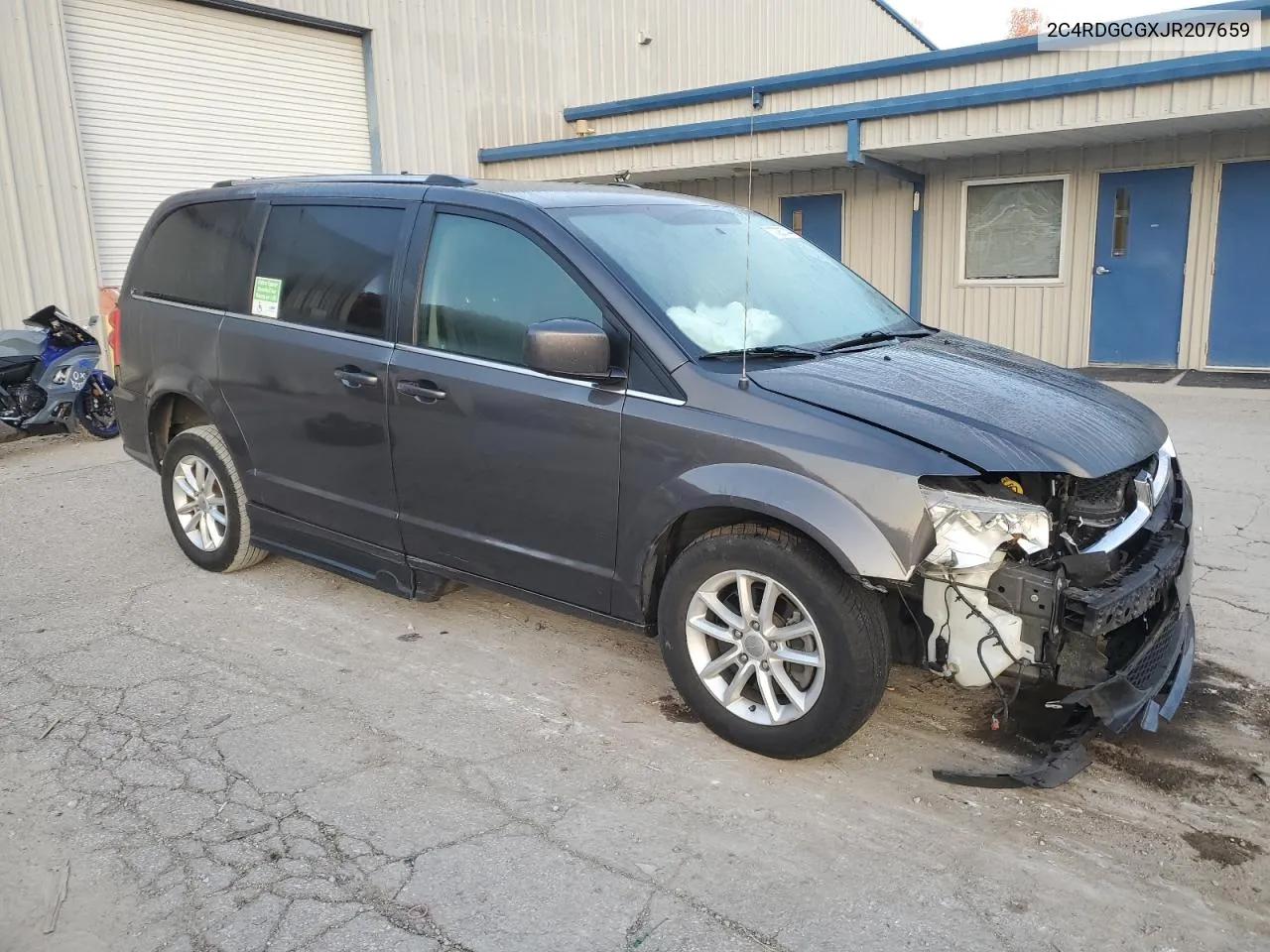 2018 Dodge Grand Caravan Sxt VIN: 2C4RDGCGXJR207659 Lot: 77087744