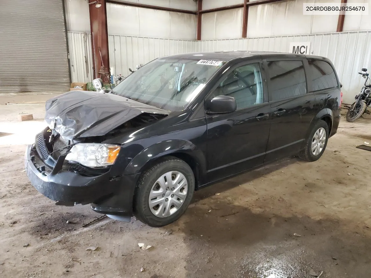 2018 Dodge Grand Caravan Se VIN: 2C4RDGBG0JR254670 Lot: 77118764