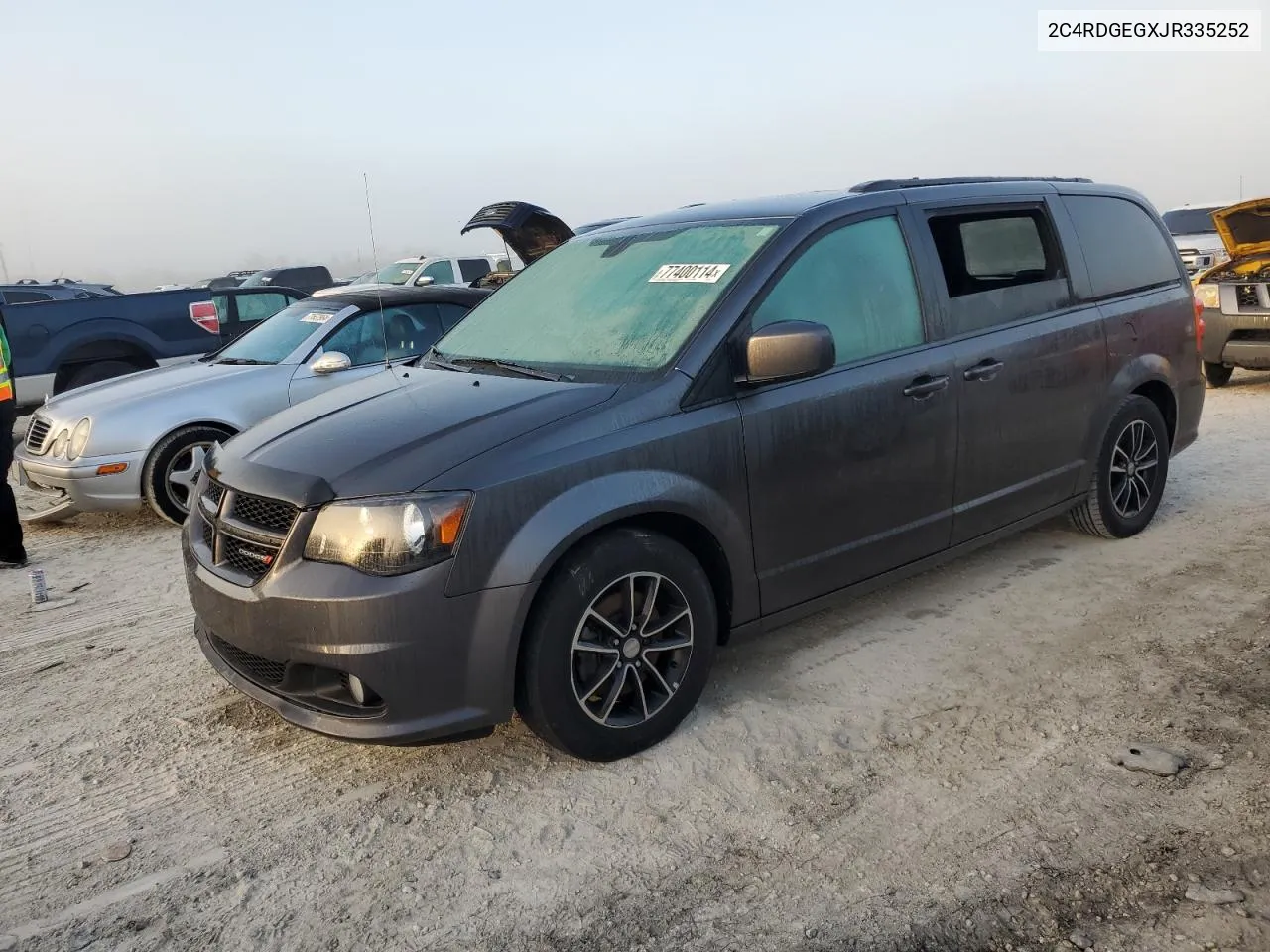 2018 Dodge Grand Caravan Gt VIN: 2C4RDGEGXJR335252 Lot: 77400114